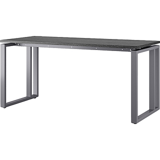 Стол офисный КОБОР O2-120/80 graphite/glazed