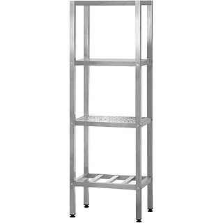 Стеллаж полочный Mecon Profi Ral СПЛп 800х400х1800 мм, полки-решетки, 4 шт.
