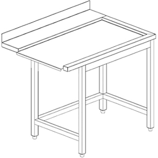 Стол для посудомоечной машины BSV-inox СВЭ 7,509