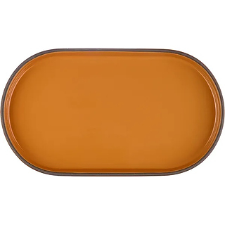 Блюдо сервировочное Kunstwerk Bliss CHP12515-J18 30,4х17,4 см h=2,7 см (фарфор) овальное оранжевое