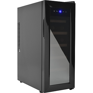 Винный шкаф Zugel ZTWF122B черный