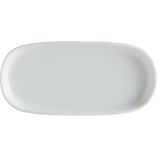 Блюдо сервировочное Bonna White HYG14OV 14х6,5 см (фарфор) овальное белое
