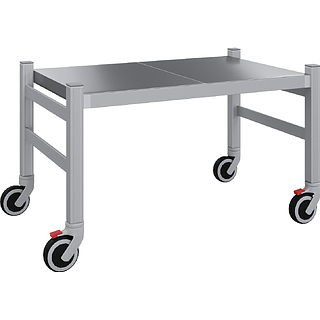 Подтоварник на колесах POLAIR LOAD.ME.EXTRA INOX ЕI03.1.50.12W 350х500х1200 мм