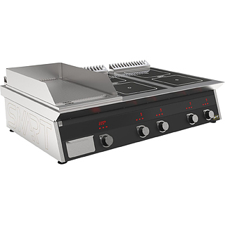 Плита индукционная комбинированная SMART INDUCTION K96-5RKB (с грилем)