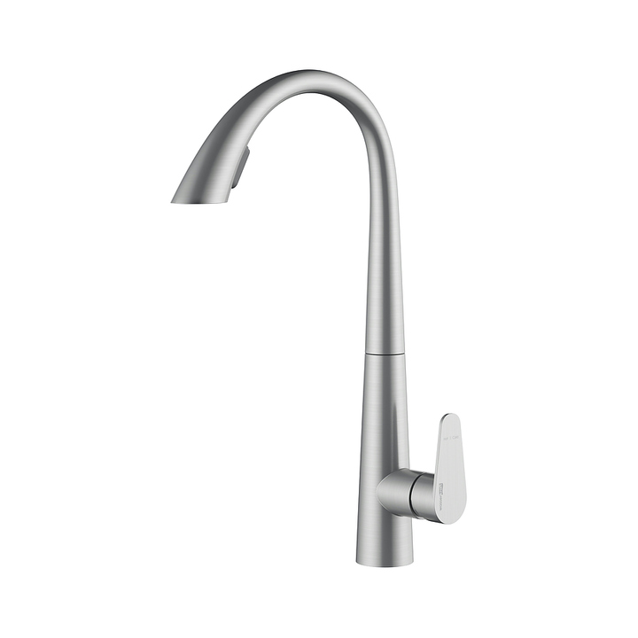 Смеситель для кухни Wasserkraft A8617 с выдвижной лейкой, нержавеющая сталь
