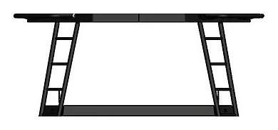 Верхняя часть стенда для печей Valoriani Baby 60 Upper Part of the Metal Stand