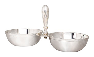 Менажница Roomers Tableware PI5135/S 20х9 см h=10 см (никель с посеребрением)