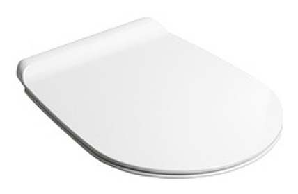 Сиденье для унитаза SIMAS Vignoni VI004bi mat/cr с микролифтом, белый матовый/хром