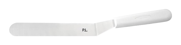 Лопатка кондитерская P.L. Proff Cuisine Chef Line 81279042 l=32,5 см с головкой 15,5х3 см изогнутая (нерж. сталь / пластик)