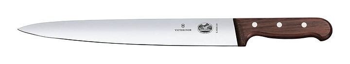 Нож для нарезки ломтиками Victorinox 5.4500.30 Rosewood l=30 см (нерж. сталь / дерево)