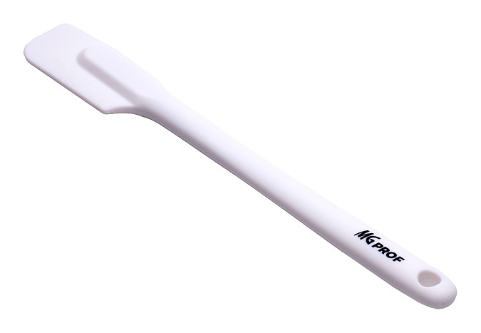 Лопатка кондитерская MGprof 70497 l=25 см с головкой 6,5х3,2 см (силикон) белая