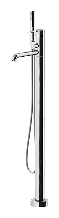 Смеситель для ванны напольный Gattoni Circle Two 9108/91C0