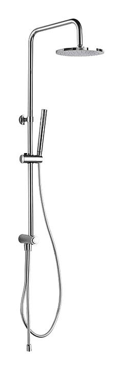 Стойка душевая Aquanet Practic R AF100-70-R-C круглый верхний душ